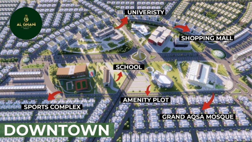 Bird's Eye View of Al Ghani Garden Phase 7 Master Plan