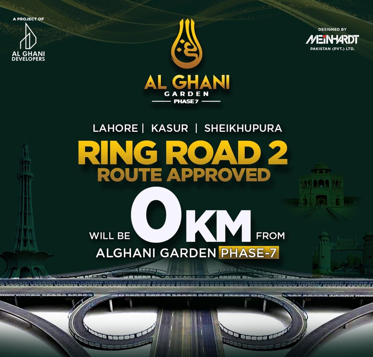 Ring Road Phase 2 Approved with direct Access From Al Ghani Garden Phase 7
