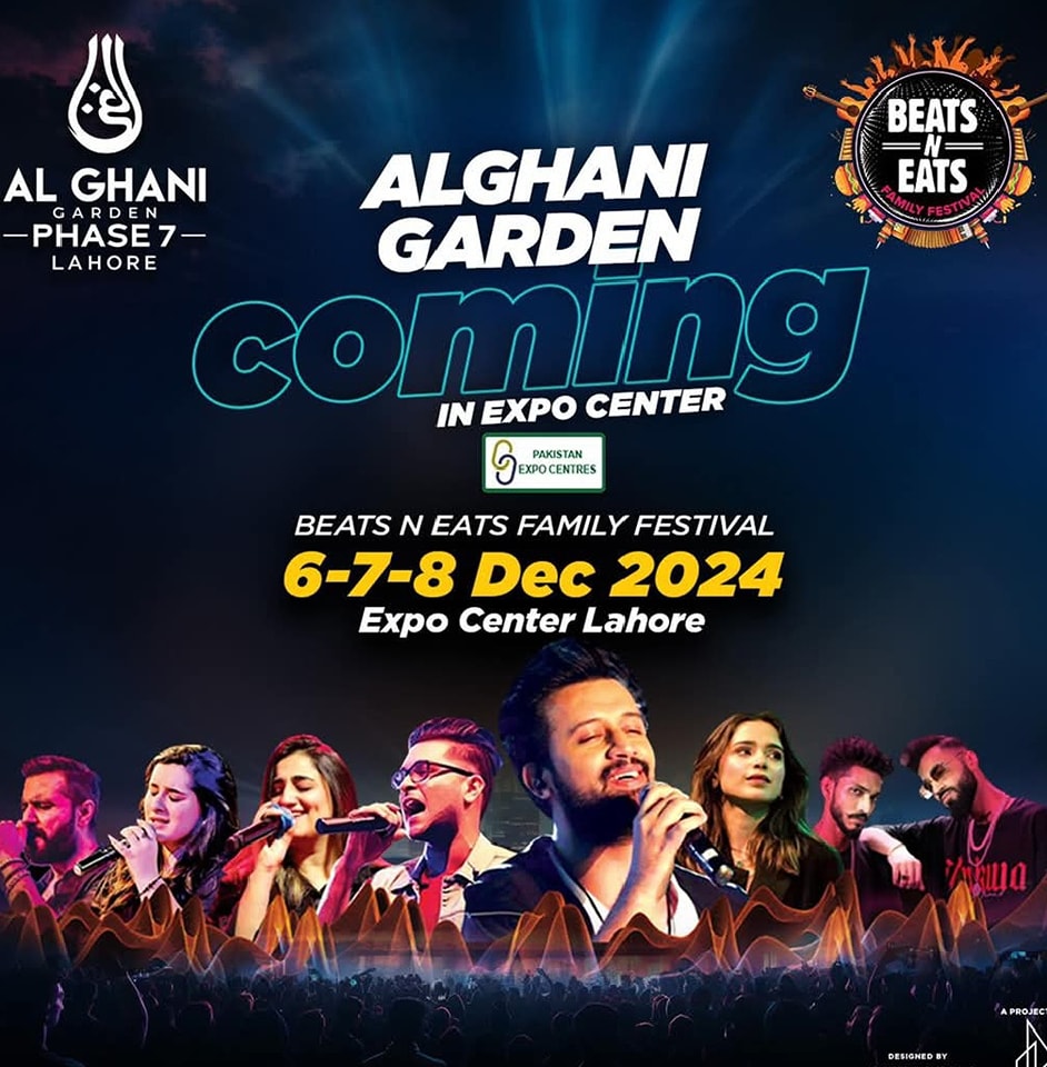 Beats & Eats Family Festival at Expo Center Lahore for Al Ghani Garden Phase 7
