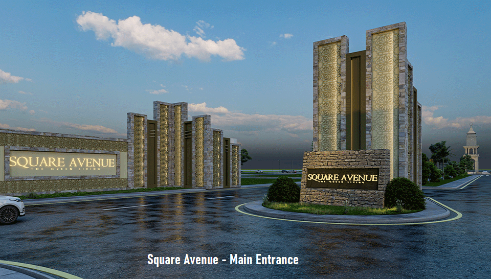 Square Avenue Main Entrance