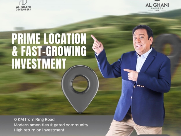 Prime Location of Al Ghani Garden Phase 7 Makes it a Fast Growing Investment