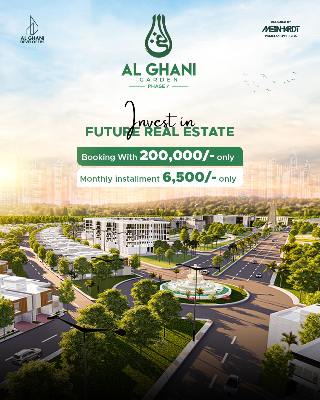 Easy Installment Plan Al Ghani Garden Phase 7